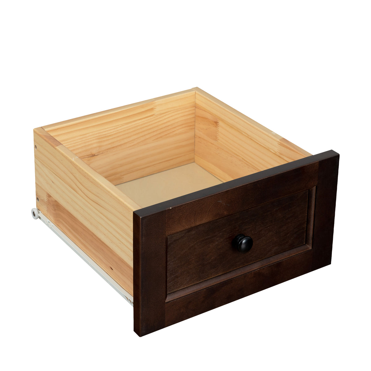 Nøordka Light Dresser Default 50" Solid Wood Auburn Buffet Server With Retro Round Handling