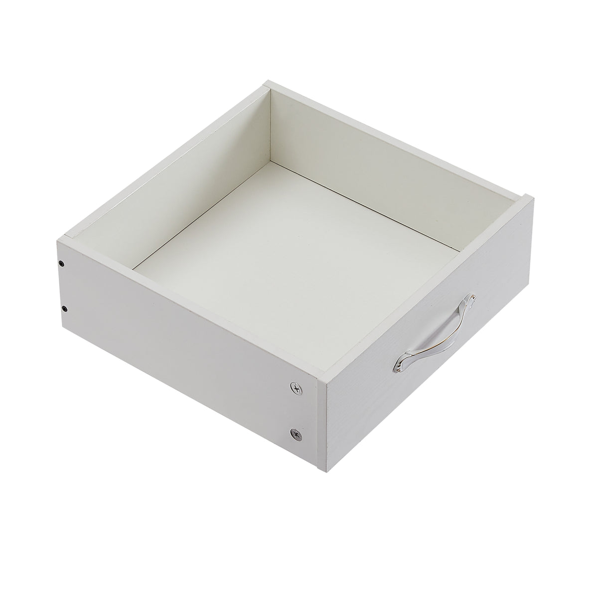 Nøordka Light Dresser Default 50" White Wood 9 Drawer Bedroom Dresser with Antique Handling