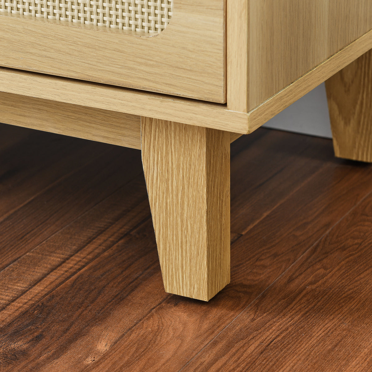 Nøordka Light Dresser Default 53" Natural Wood Six-Drawer Bedroom Dresser &amp; Storage Cabinet