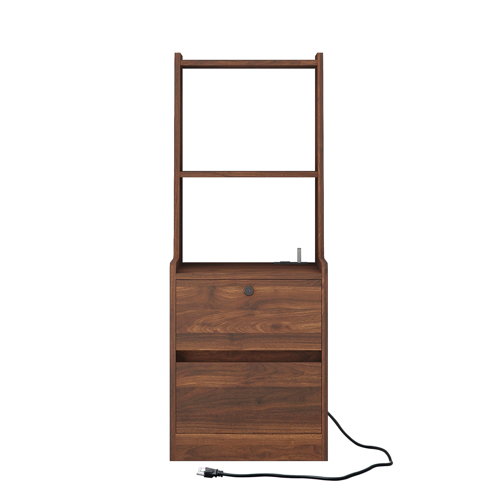 Nøordka Light Nightstand Default 16" Wood Smart Nightstand with Charging Station & Night Light