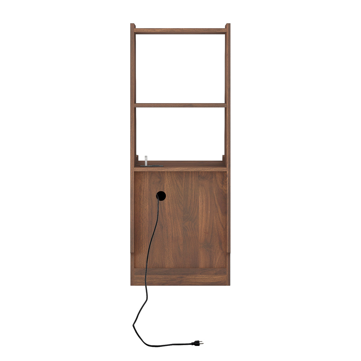 Nøordka Light Nightstand Default 16" Wood Smart Nightstand with Charging Station &amp; Night Light