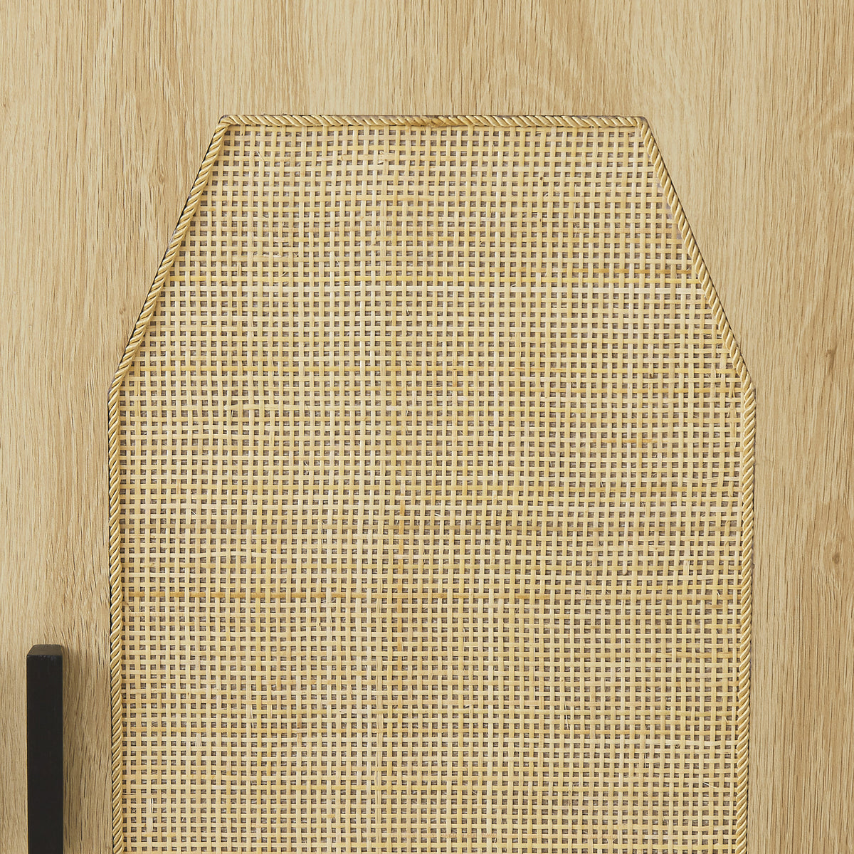 Nøordka Light Sideboard Default 35" Natural Tone Rattan Door Kitchen Cabinet