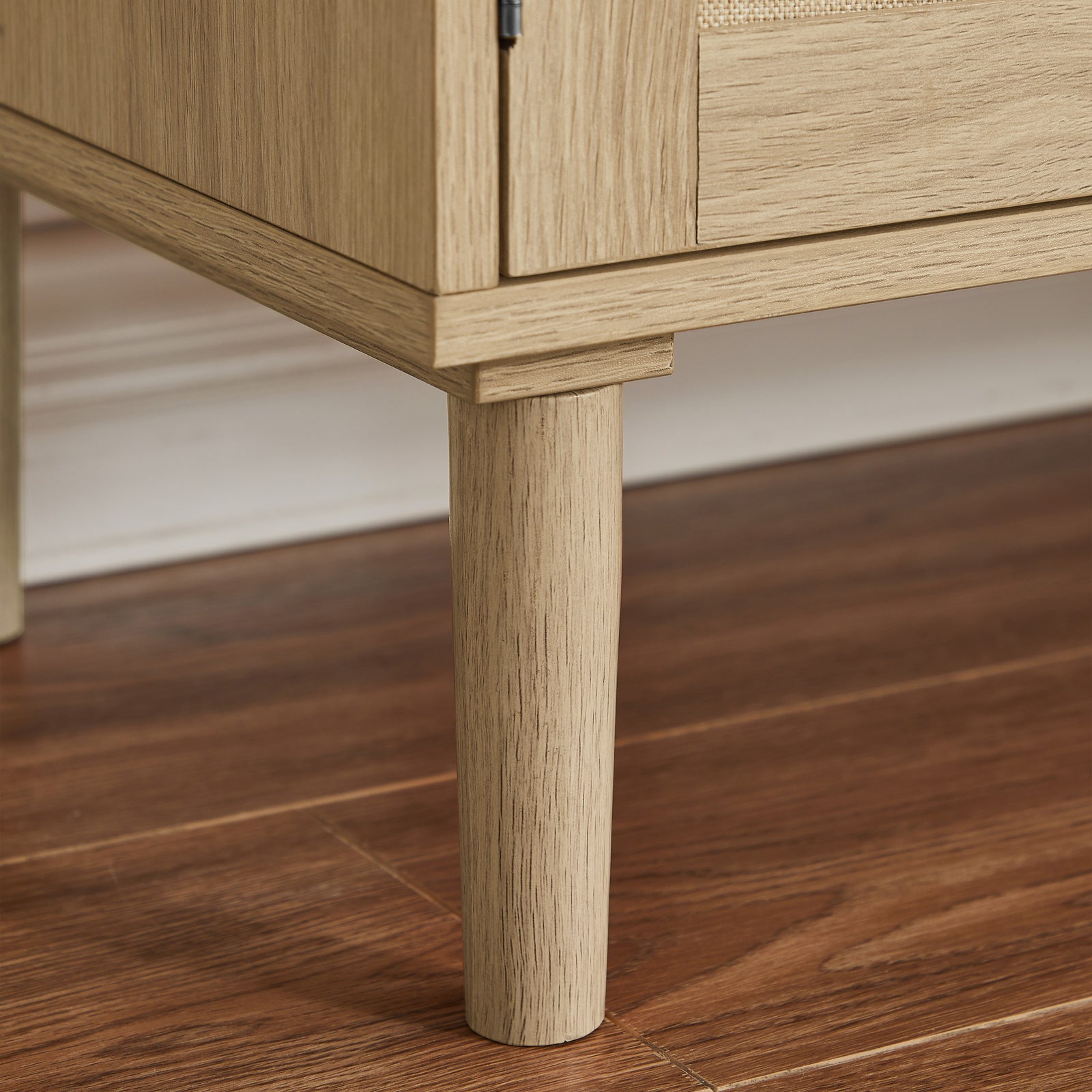 Nøordka Light Sideboard Default 35" Natural Tone Rattan Door Kitchen Cabinet