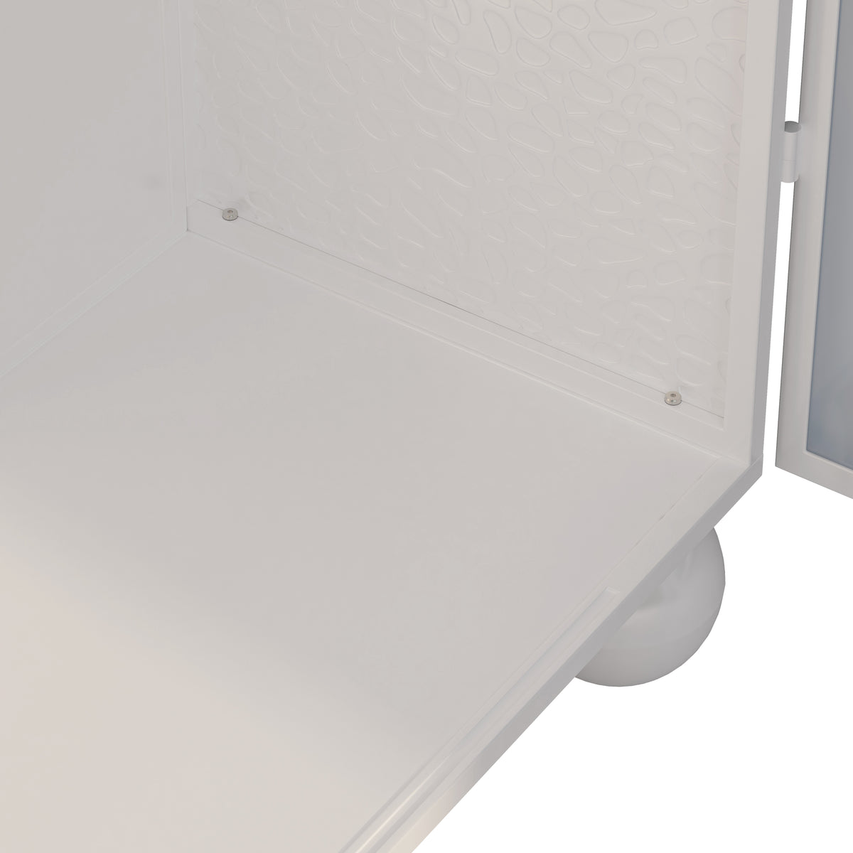 Nøordka Light Sideboard Default 50" Mid Century Modern Stylish Glass Cabinet