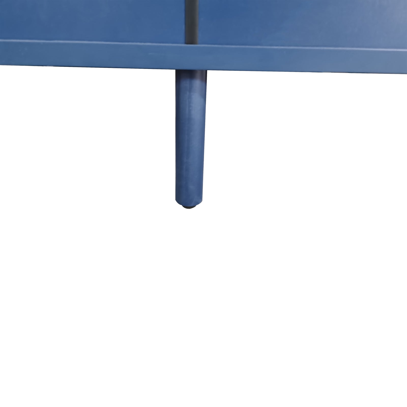 Nøordka Light Sideboard Default 55" Navy Blue 2-Door Cabinet with 3 Drawers & Geometric Pattern