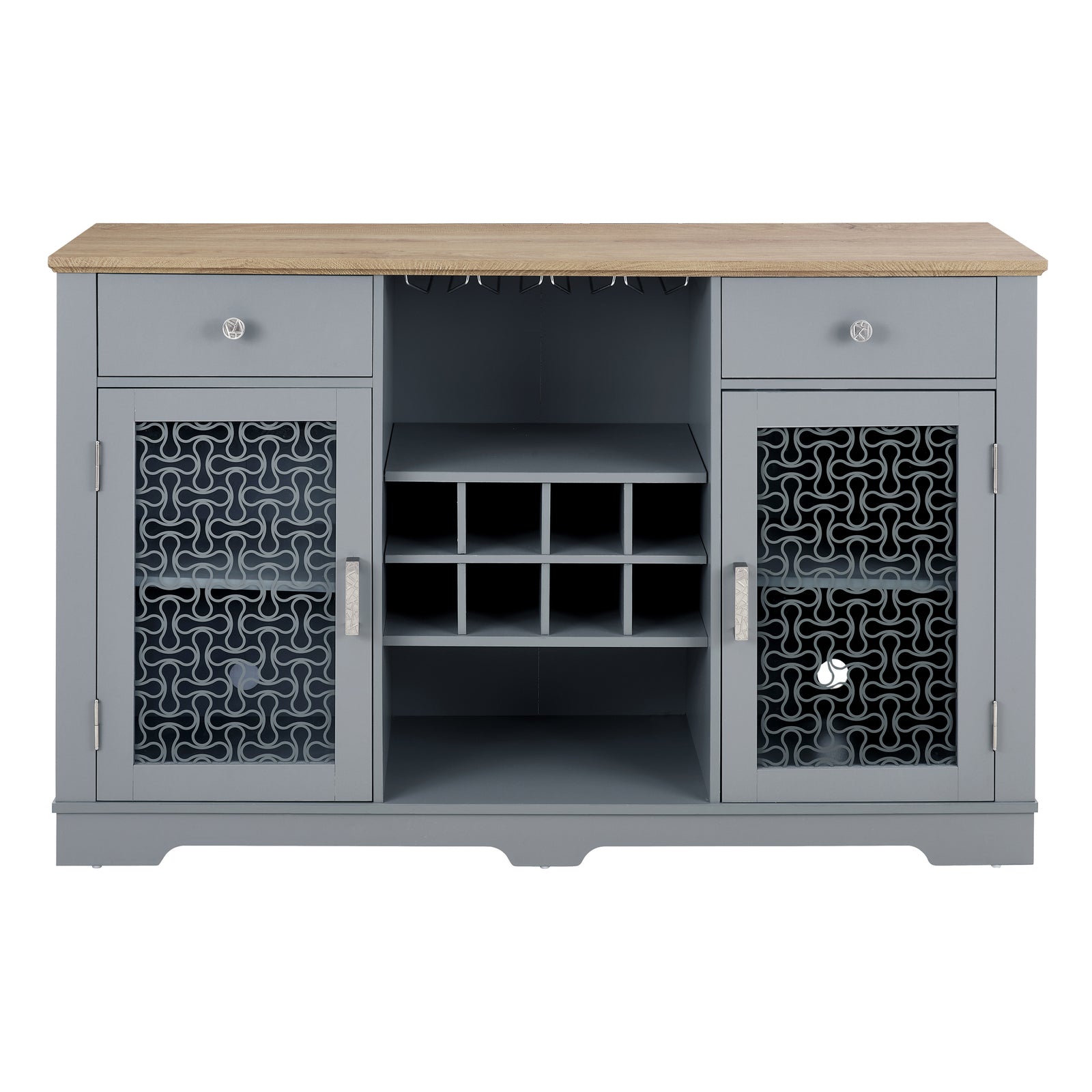 Nøordka Light Sideboard Default 60" Light Oak Mid Century Modern Farmhouse Buffet Cabinet