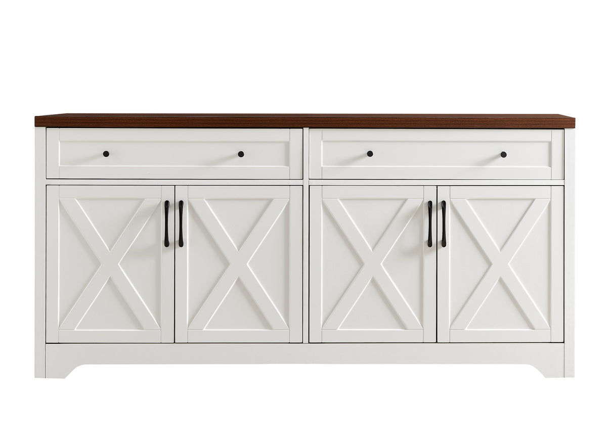 Nøordka Light Sideboard Default 61" TV Stand &amp; Entertainment Center With Storage Space