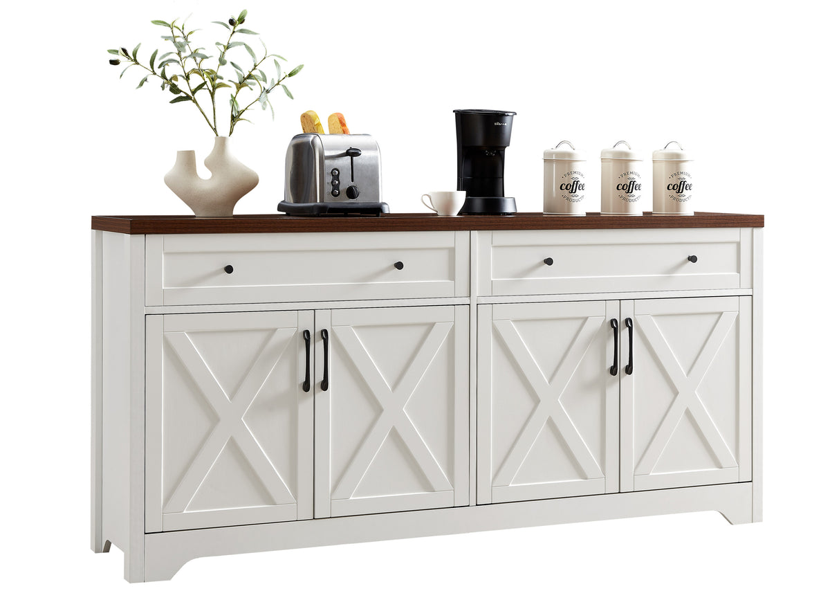 Nøordka Light Sideboard Default 61" TV Stand &amp; Entertainment Center With Storage Space