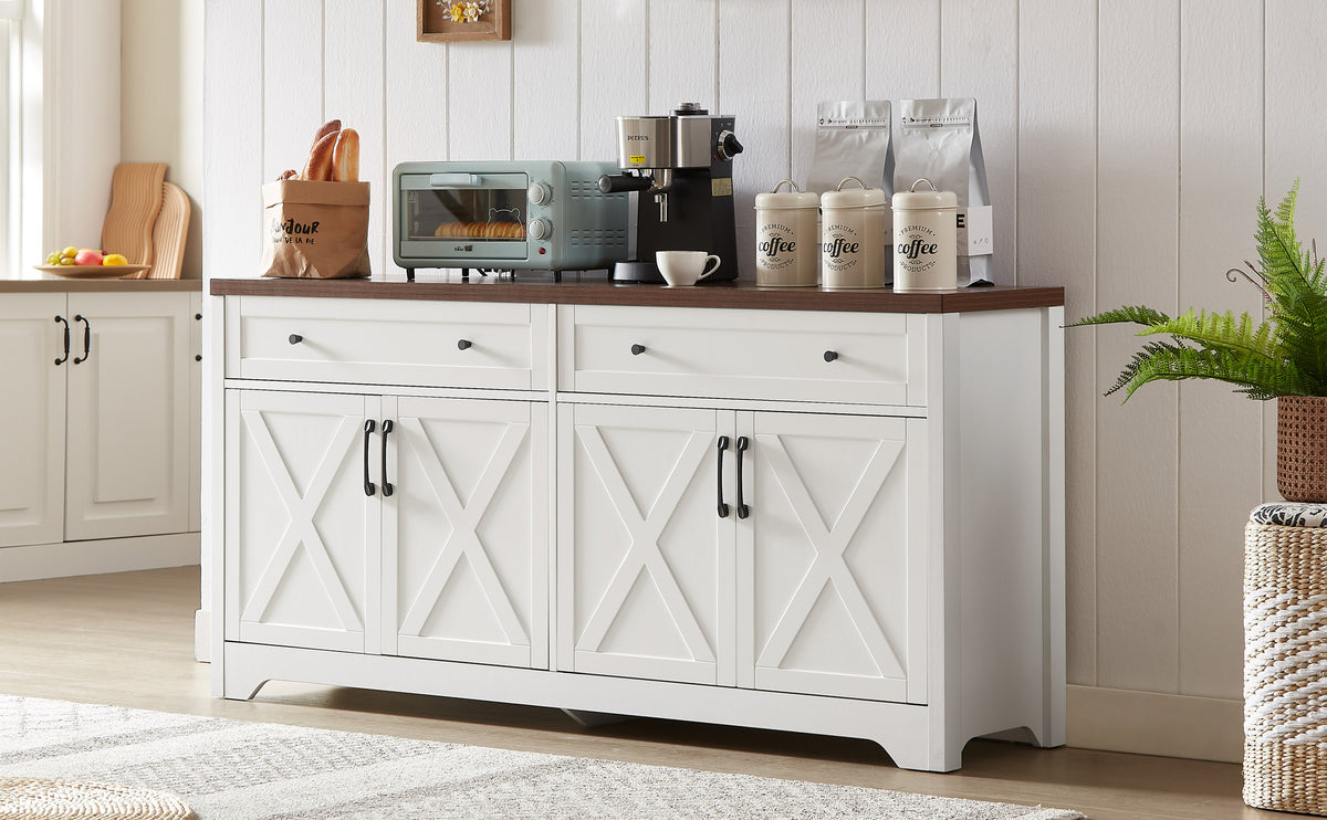 Nøordka Light Sideboard Default 61" TV Stand &amp; Entertainment Center With Storage Space