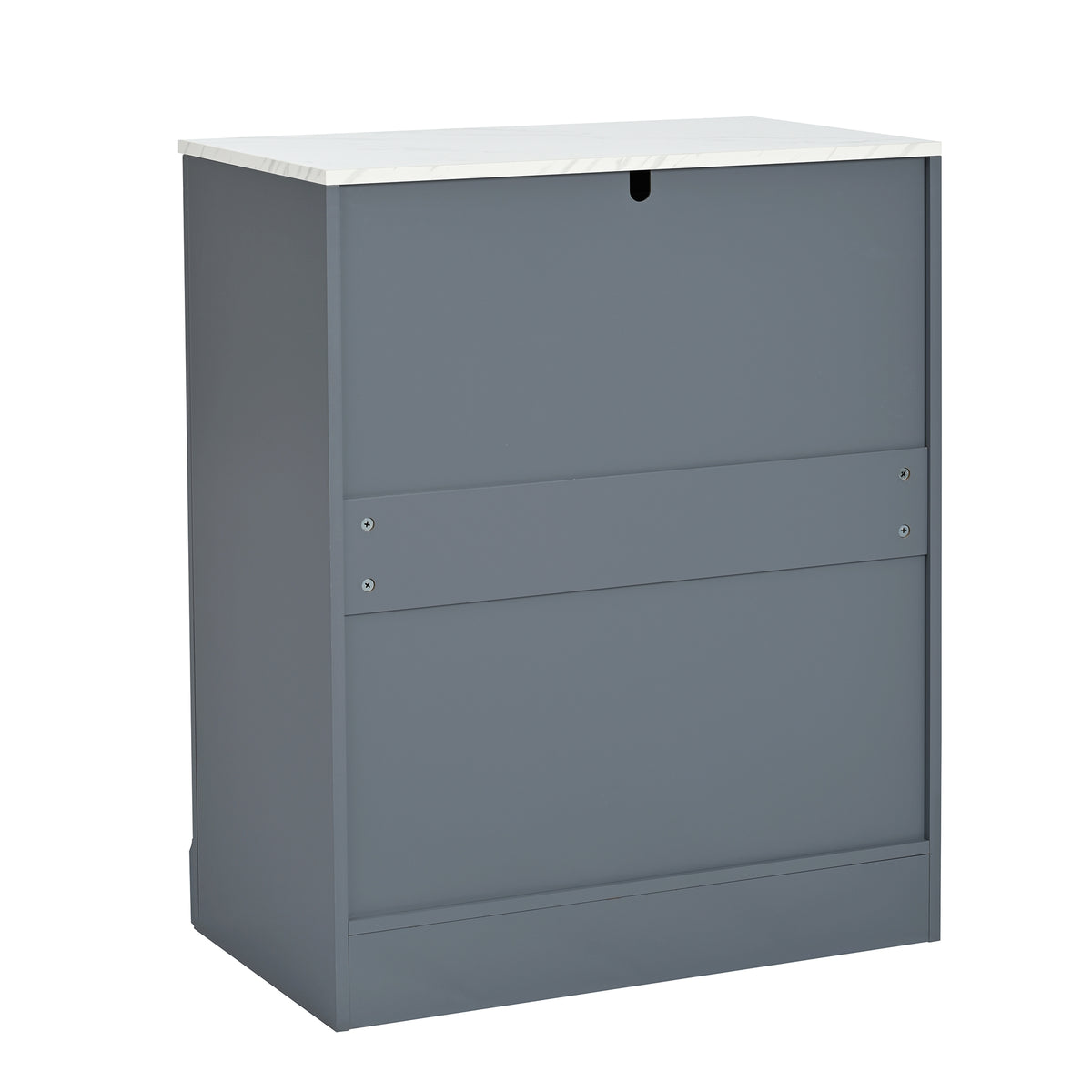 Nøordka Light Sideboard Default Gray Mid Century Modern Freestanding Kitchen Pantry Cabinet with Adjustable Shelves