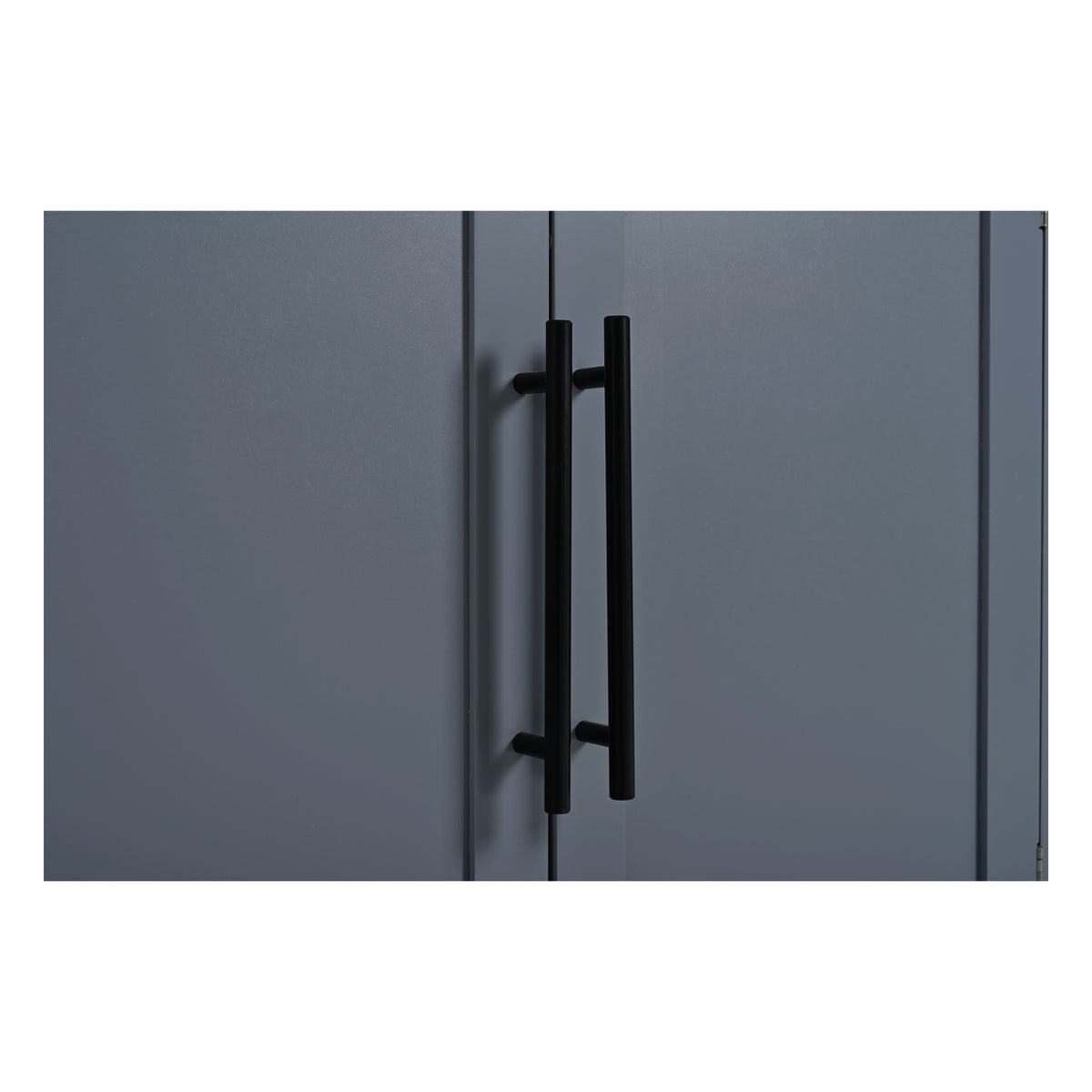 Nøordka Light Sideboard Default Gray Mid Century Modern Freestanding Kitchen Pantry Cabinet with Adjustable Shelves