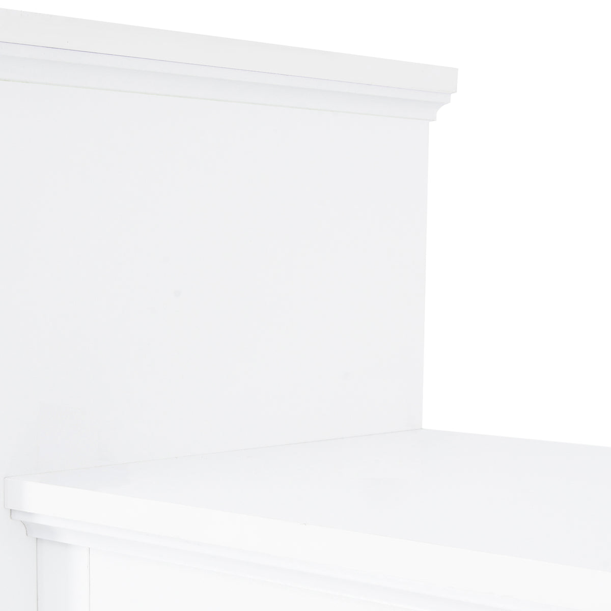 Nøordka Light TV Stand Default 105" White Entertainment Wall Unit with Bridge Modern TV Console Table for TVs Up to 70"