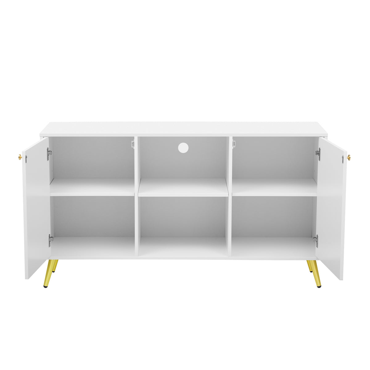 Nøordka Light TV Stand Default 50" Gray Mid Century Modern TV Stand for TVs up to 55"