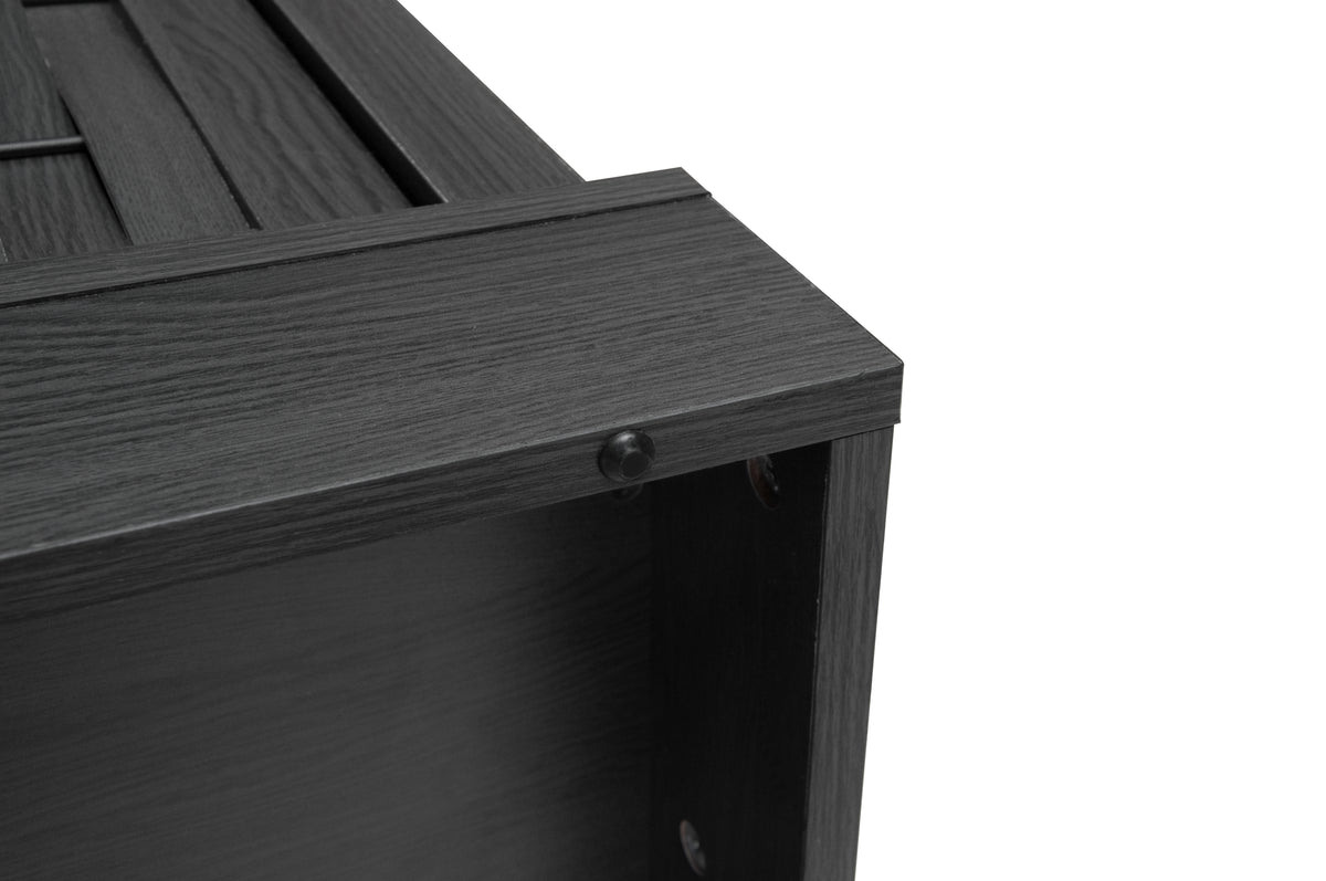 Nøordka Light TV Stand Default 60" Dark Gray Fireplace TV Stand for TVs Up to 65" with 23" Electric Fireplace