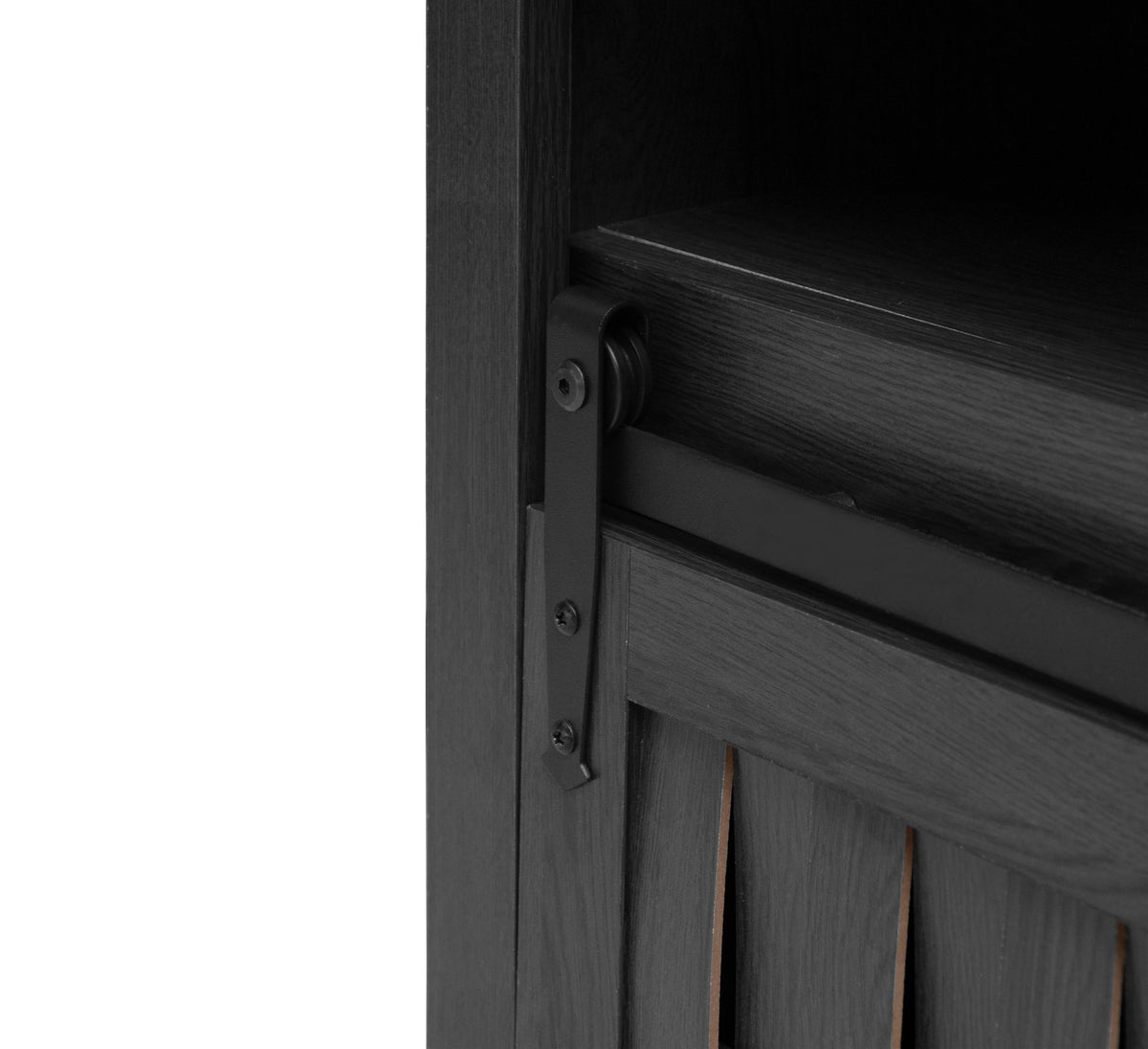 Nøordka Light TV Stand Default 60" Dark Gray Fireplace TV Stand for TVs Up to 65" with 23" Electric Fireplace