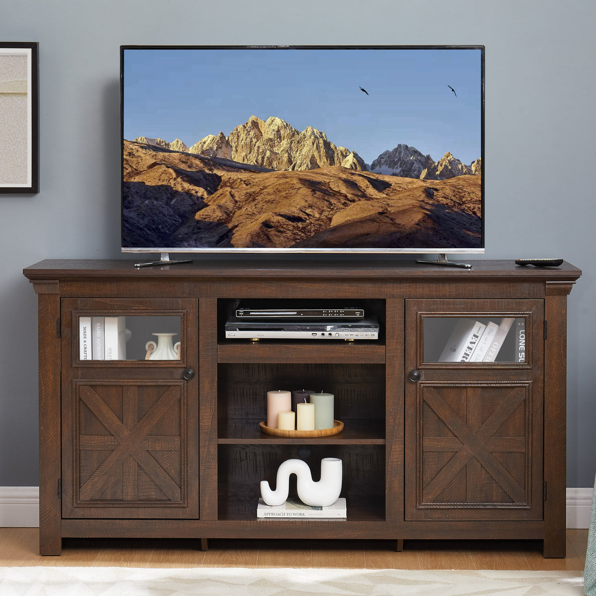 Nøordka Light TV Stand Default 60" Espresso Barn Inspired TV Stand &amp; Cabinet