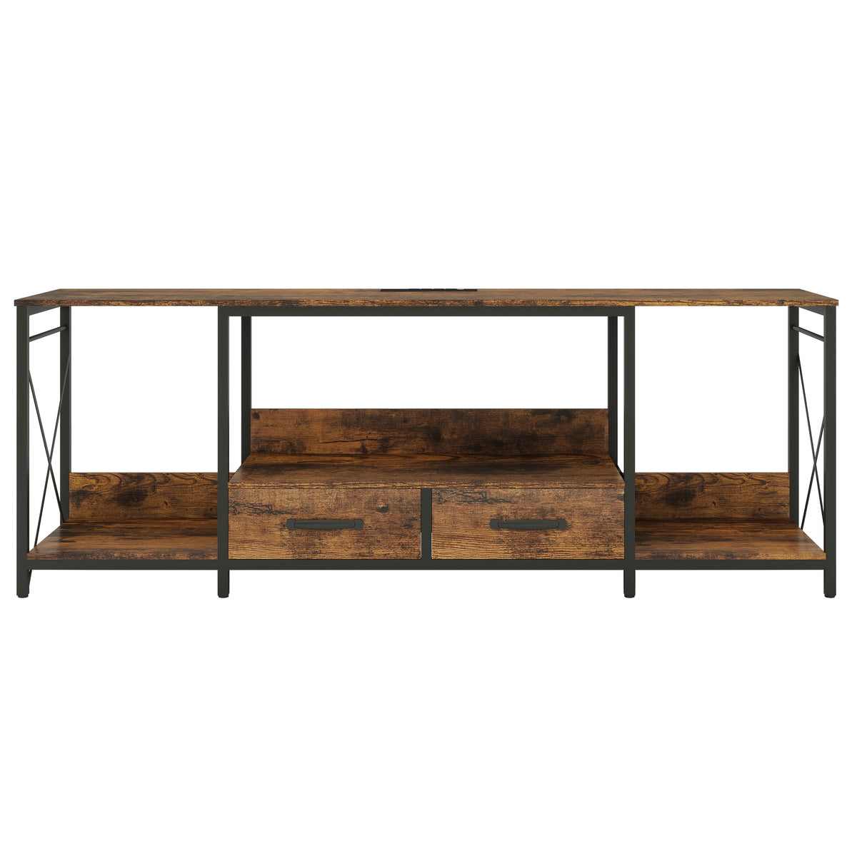Nøordka Light TV Stand Default 65" Light Brown TV Stand with LED Lighting for TVs up to 75"