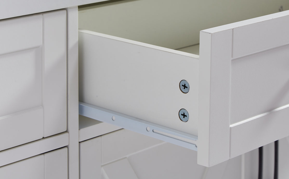 Nøordka Light TV Stand Default 66" White Multifunctional TV Cabinet Combination Wall Unit for TVs up to 69"