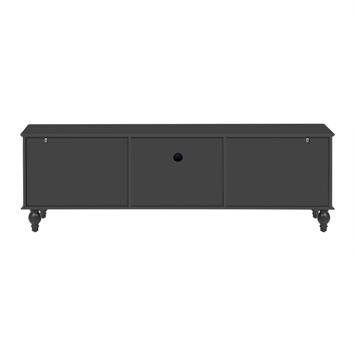 Nøordka Light TV Stand Default 70" Black Mid Century Modern TV Stand for TVs up to 75" with Fluted Glass