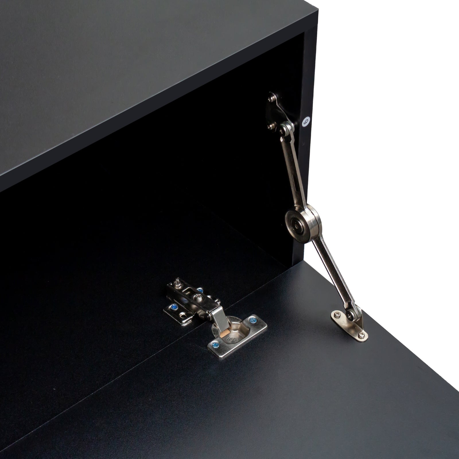 Nøordka Light TV Stand Default 70" Black Wood Extendable TV Stand & Entertainment Center for TVs up to 70"