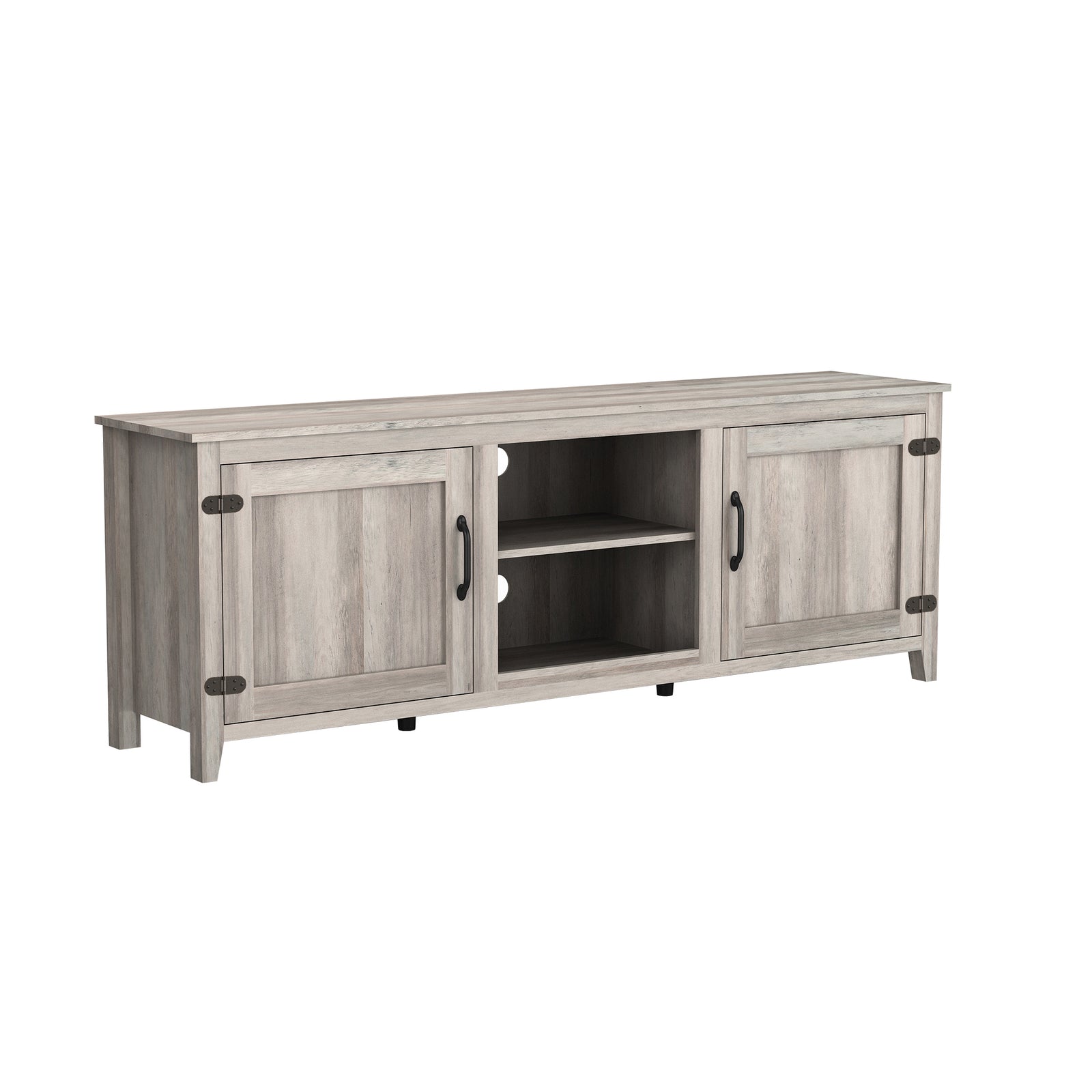 Nøordka Light TV Stand Default 70" Gray Walnut TV Stand & Entertainment Center for TVs up to 60"