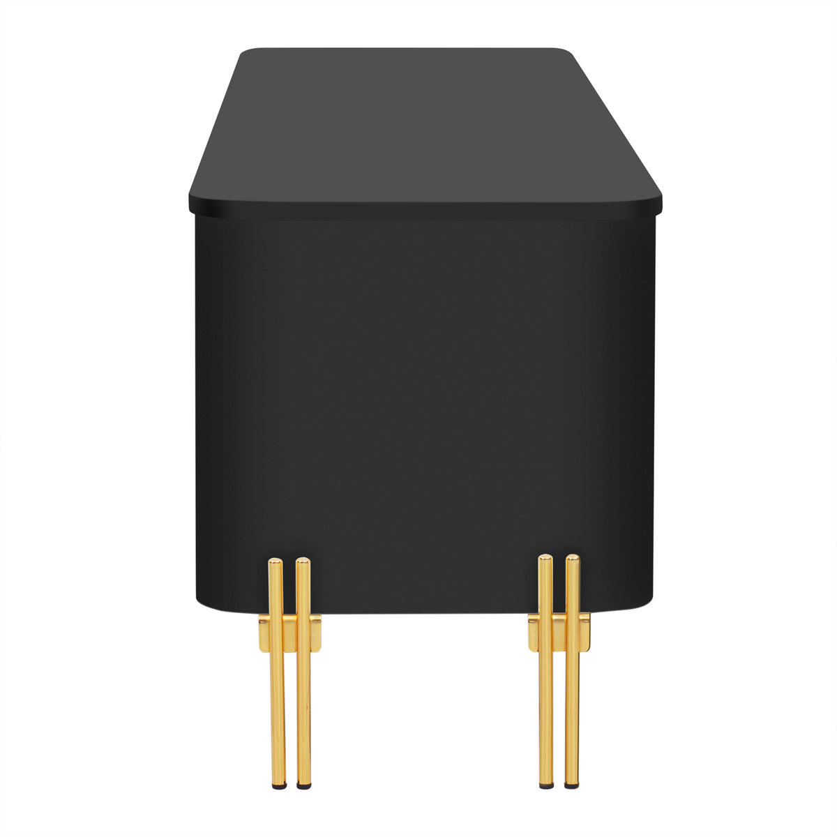 Nøordka Light TV Stand Default 75" Black TV Stand for TVs up to 80"