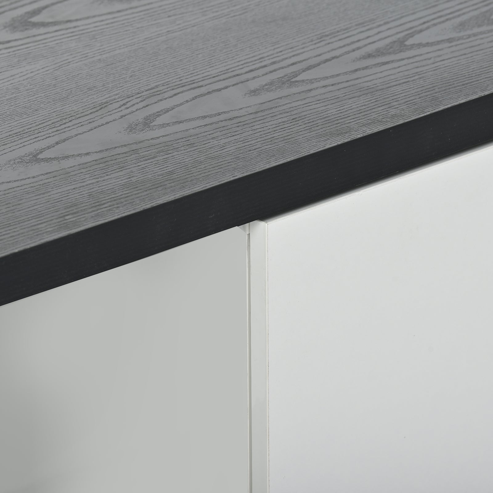 Nøordka Light TV Stand Default White Adjustable Length Modern TV Stand for TVs over 80"