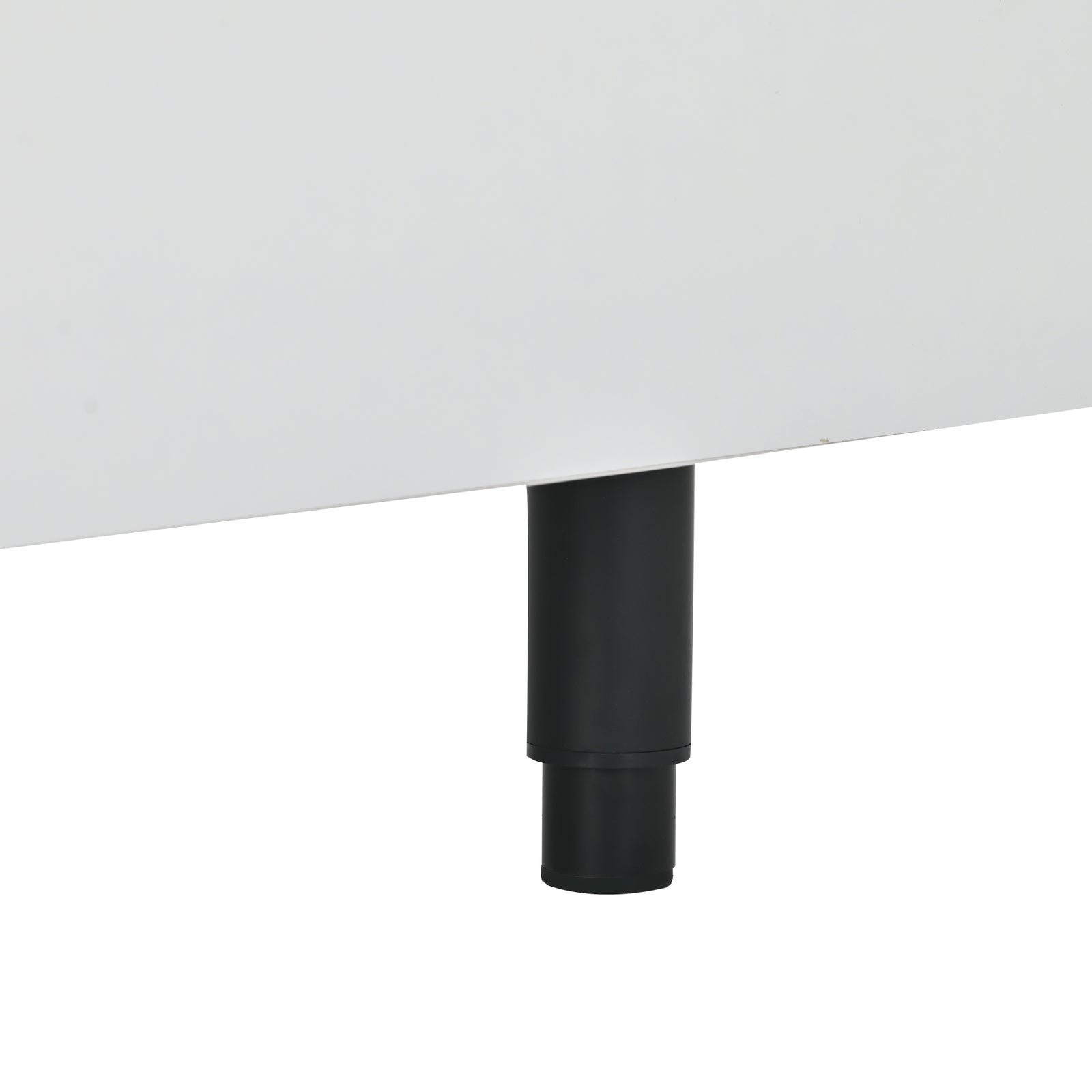 Nøordka Light TV Stand Default White Adjustable Length Modern TV Stand for TVs over 80"