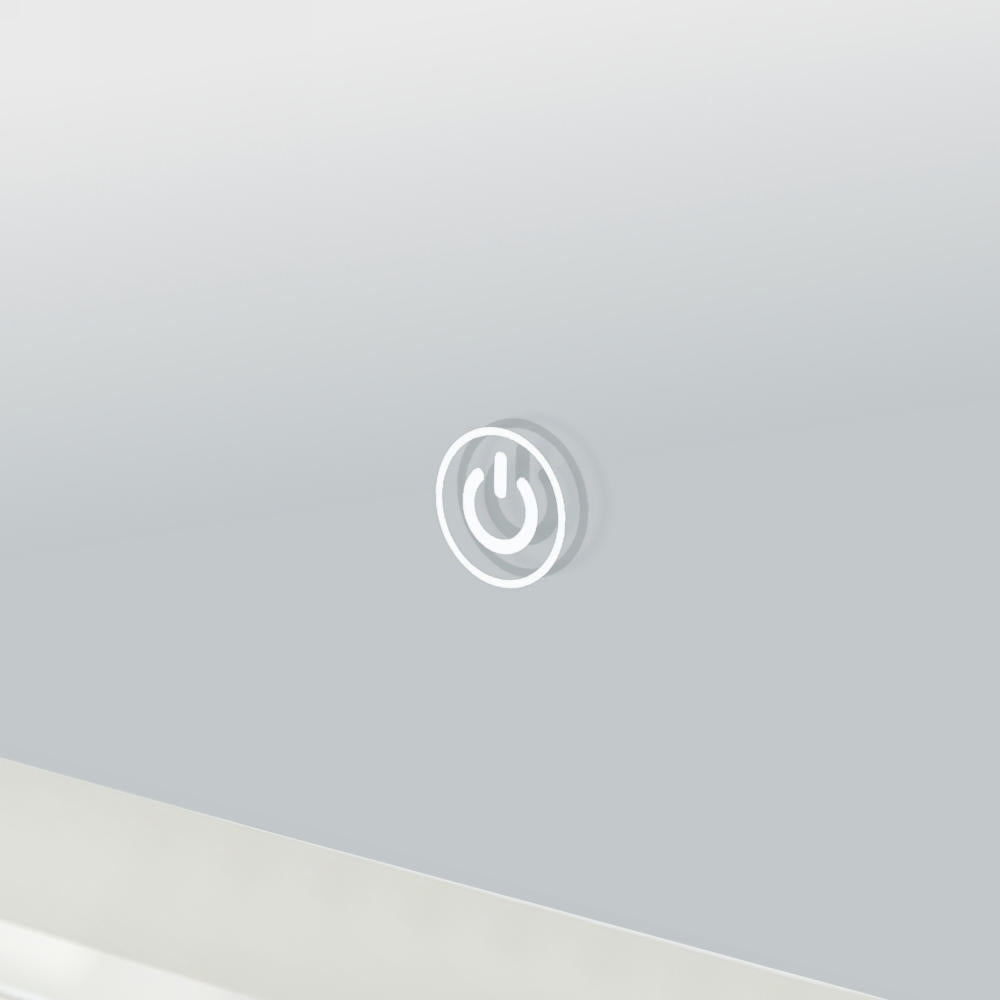 Nøordka Light Vanity Default 36" White Mid Century Modern 8-Drawer Dresser