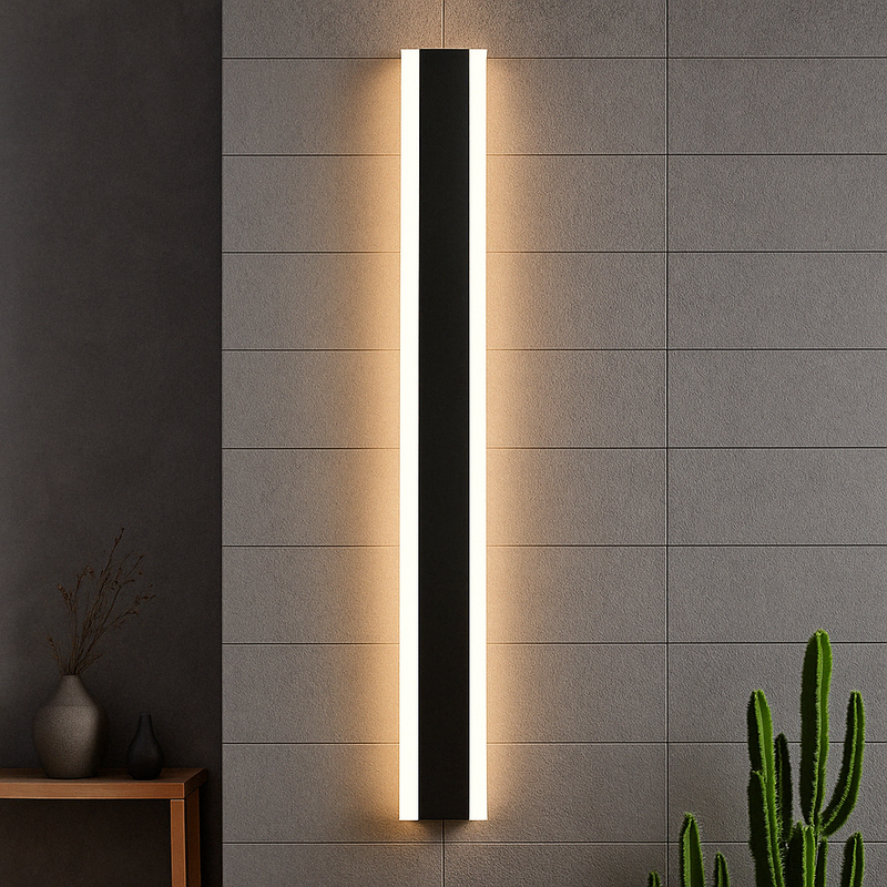 Nøordka Light Wall Light Fixtures 12 x 3 in / Neutral Light 4000K Outdoor Rust-Resistant Waterproof LED Wall Light Fixture