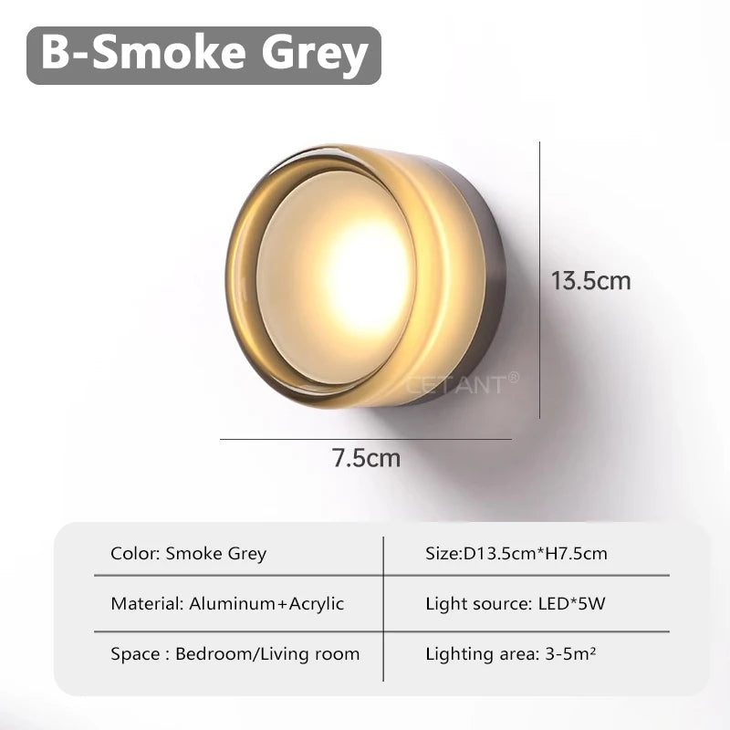 Nøordka Light Wall Light Fixtures B Grey / Warm white Modern Nordic Dotted Wall Lamp