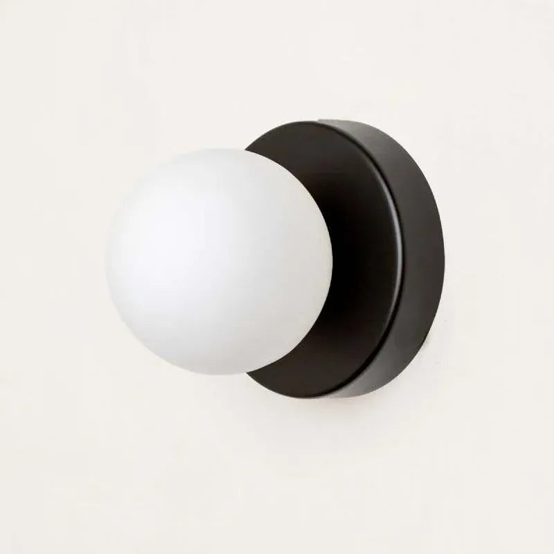 Nøordka Light Wall Light Fixtures Black / 4" Artistic Macaron Mini Glass Wall Lamp Light Fixture