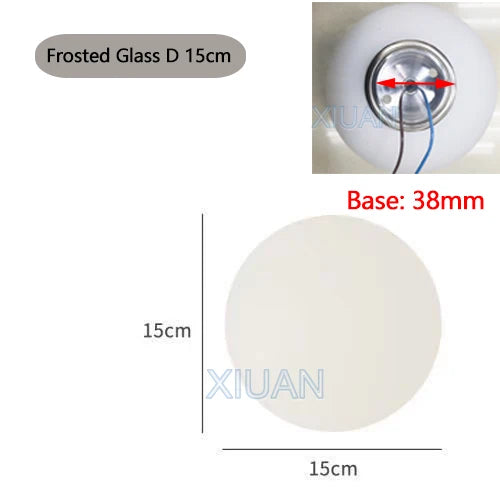 Nøordka Light Wall Light Fixtures Frosted Glass 15cm / Warm Light Concealed Base Glass Wall Lamps In Frosted or Gloss