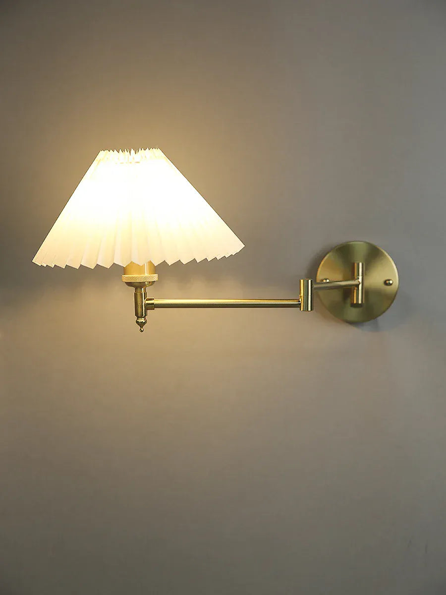 Nøordka Light Wall Light Fixtures Gold European Classic Adjustable Position Wall Lamp Light Fixture