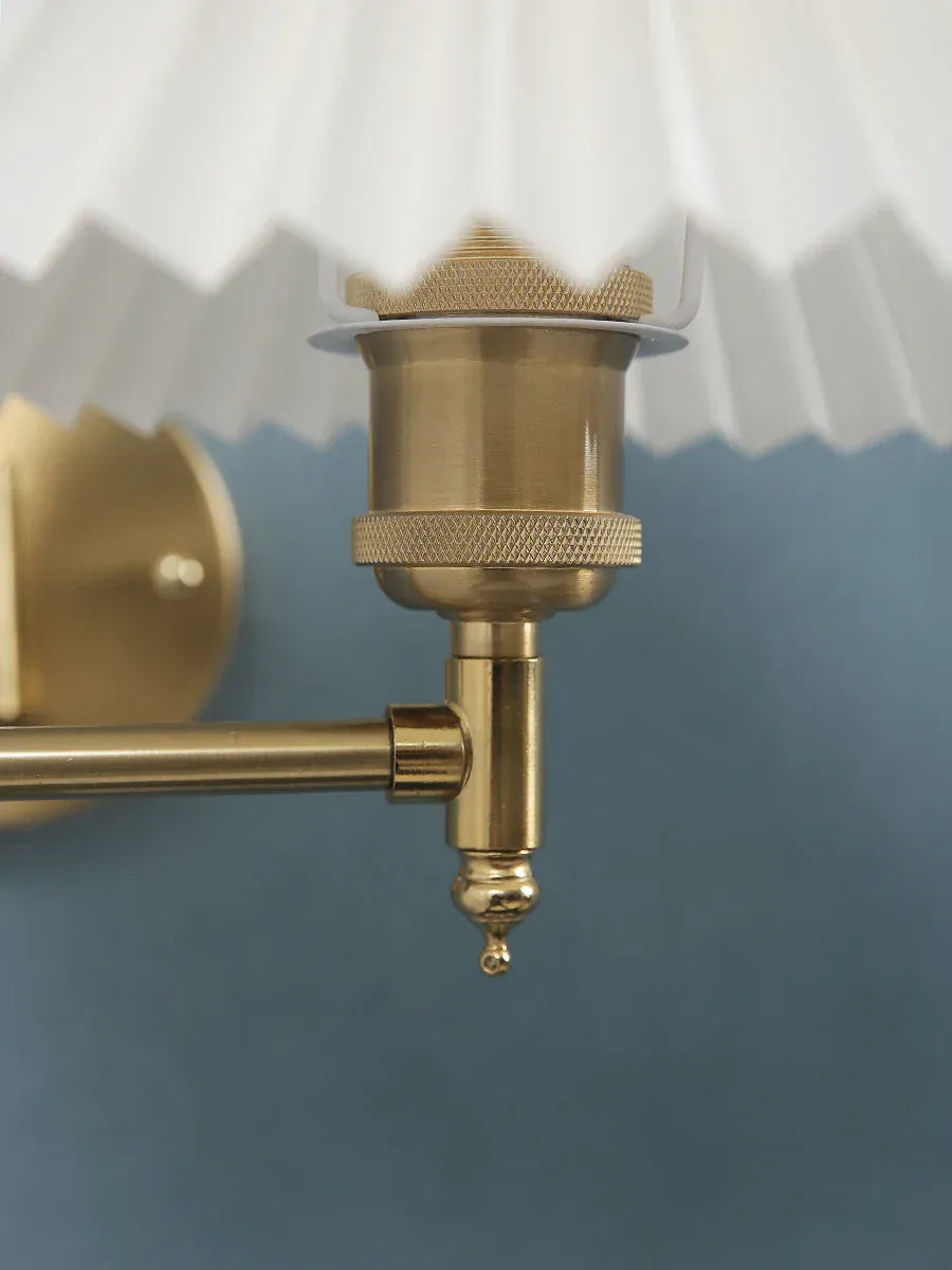 Nøordka Light Wall Light Fixtures Gold European Classic Adjustable Position Wall Lamp Light Fixture