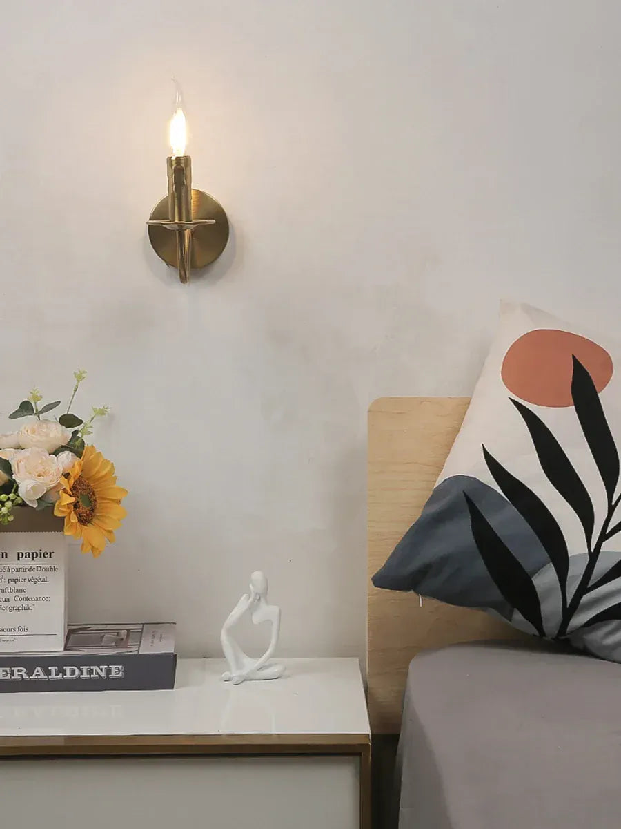 Nøordka Light Wall Light Fixtures Iron Frame Egg Glass Ball Indoor Wall Lamp in Gold or Black