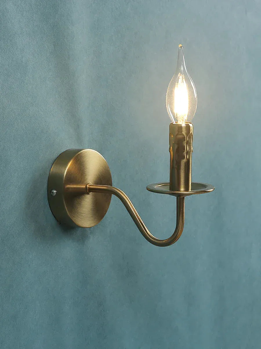 Nøordka Light Wall Light Fixtures Iron Frame Egg Glass Ball Indoor Wall Lamp in Gold or Black