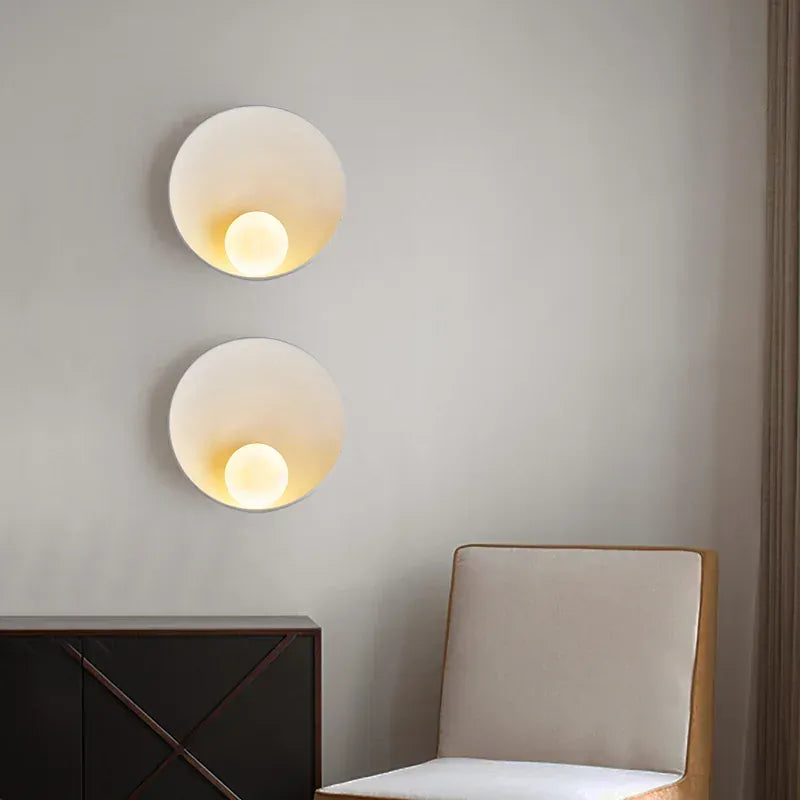 Nøordka Light Wall Light Fixtures Japanese Style Shell Wall Lamp Light Fixture