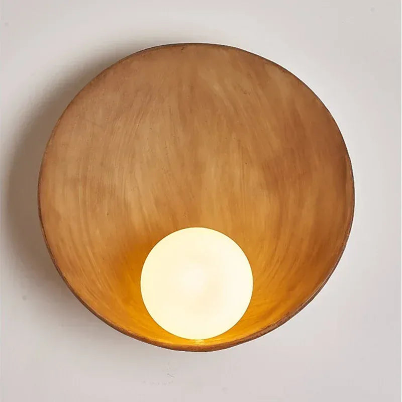 Nøordka Light Wall Light Fixtures Japanese Style Shell Wall Lamp Light Fixture