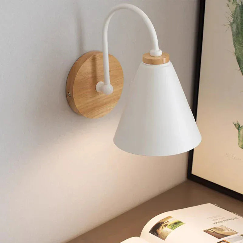 Nøordka Light Wall Light Fixtures Macaron Solid Wood Wall Lamp Lighting Fixture