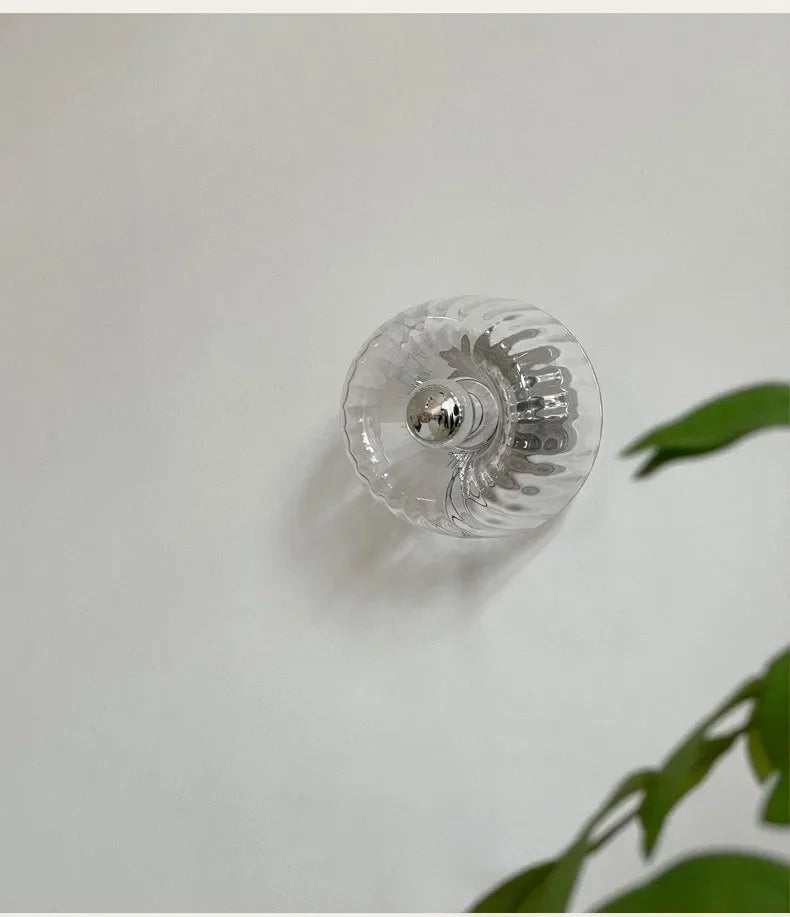 Nøordka Light Wall Light Fixtures Modern Bauhaus Glass Wall Lamp for Living Room Deco