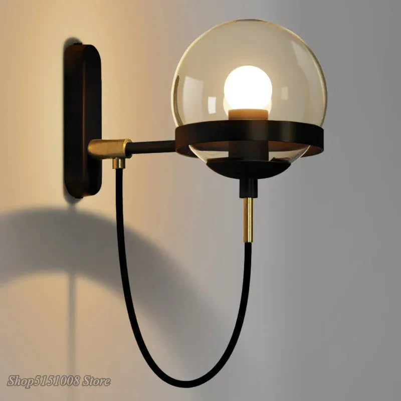 Nøordka Light Wall Light Fixtures Modern Globe Indoor Wall Lamp Light Fixture