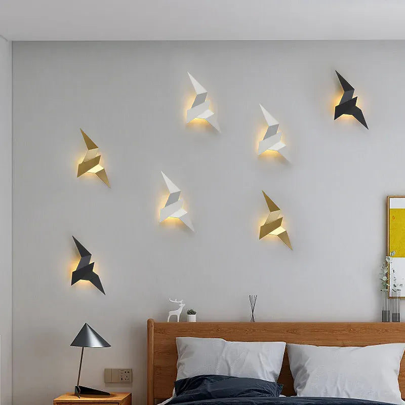 Nøordka Light Wall Light Fixtures Nordic Bird Wall Lamps Light Fixture