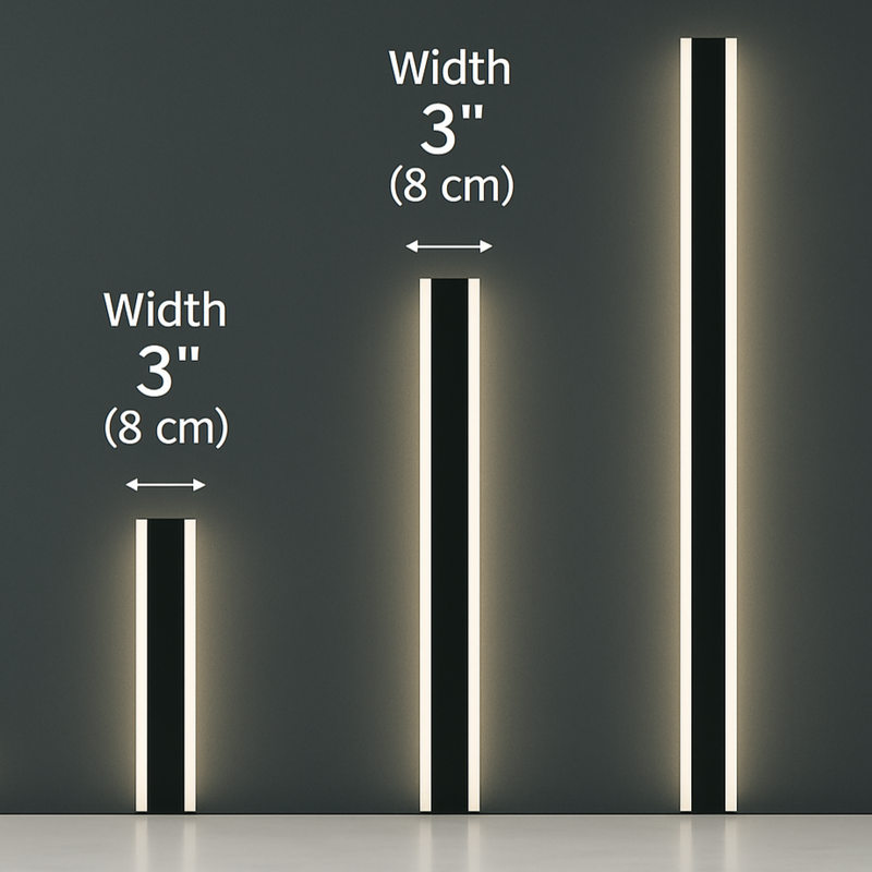 Nøordka Light Wall Light Fixtures Outdoor Rust-Resistant Waterproof LED Wall Light Fixture