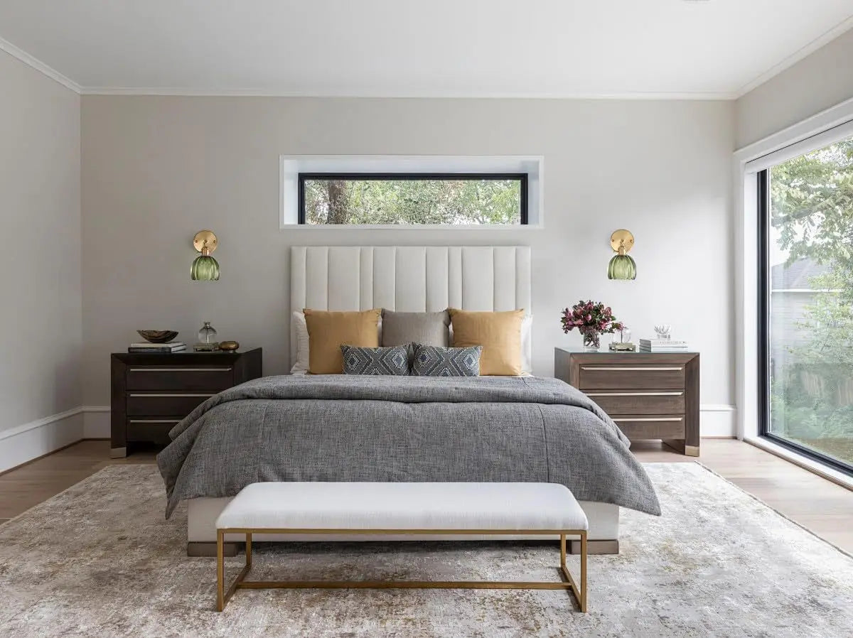 Nøordka Light Wall Light Fixtures Retro Petal Glass Wall Lamp With Remote Control &amp; Rechargeable Bulb