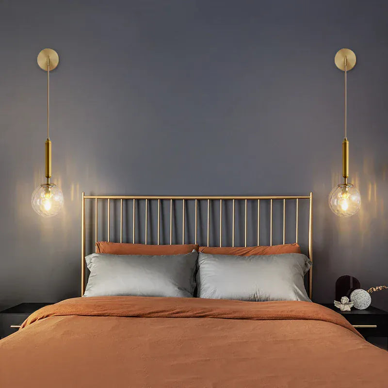 Nøordka Light Wall Light Fixtures Simple Nordic Globe Luxury Wall Light Fixture
