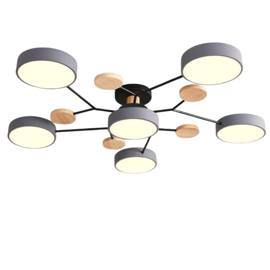 NORDIC LIGHT Modern Multi-Head LED Ceiling Light For Living Spaces