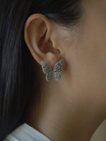 Load image into Gallery viewer, Deirdre Silver Butterfly Earrings
