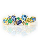 Load image into Gallery viewer, Oceanic Gem Mine Dazzling Ring
