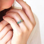 Load image into Gallery viewer, Oceanic Gem Mine Dazzling Ring
